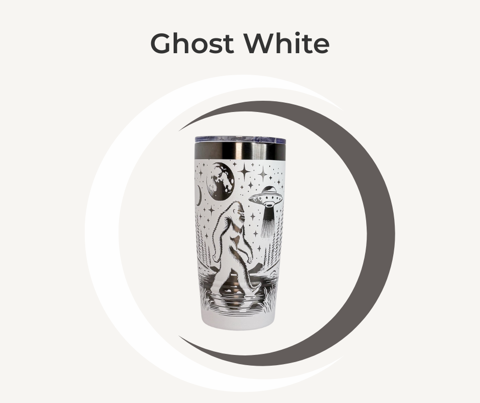 Bigfoot UFO Engraved Stainless Steel Tumbler – 20oz Insulated Travel Mug