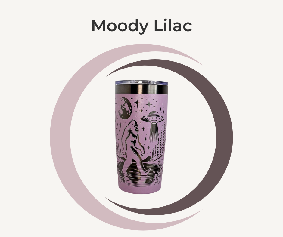 Bigfoot UFO Engraved Stainless Steel Tumbler – 20oz Insulated Travel Mug